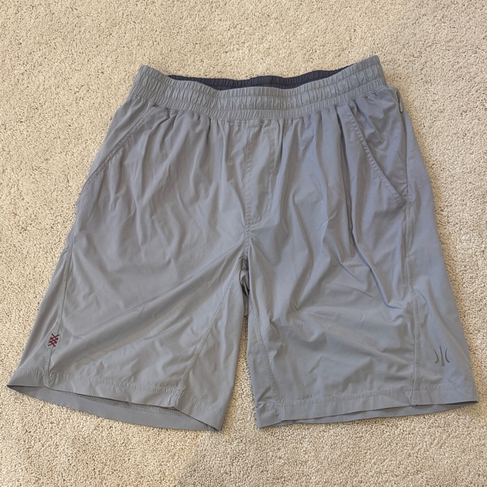 Rhone 9" Stripe Mako Unlined - Gray (Size Medium)